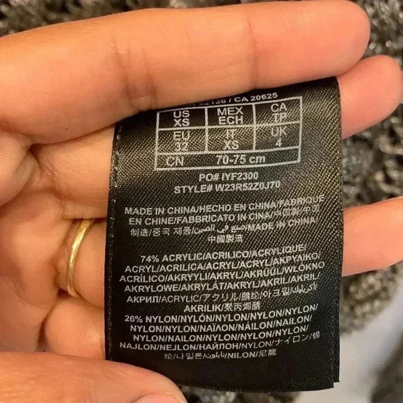 Guess Metallic Net Crew Neck Sweater - Picture 6 of 6